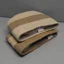 Jute Planter Basket -Sustainable Woven Rope Covers for Decorating Indoor/Outdoor Plants Pots 6.5x6.5x6 Inches Ideal Size for 6" Planter-Multi-Purpose Storage Set of 2 White & Natural Jute