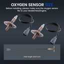 Oxygen O2 Sensor 234-4162 Compatible with Toyota 4Runner,Tacoma,T100,Tundra,Pickup Upstream & Downstream Replacement Oxygen Sensor 8946509210 8946509220, 1PCS
