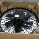 Depuley Outdoor Ceiling Fan with Light: 20 Inch Waterproof Gazebo Fans with Lights Outdoor Hanging - Plug in Remote App Control Caged Fans for Patios Pergola Porch Canopy - 6 Speed Black