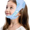 Anti Snoring Chin Strap for Sleeping Kids- Professional Anti Snoring Device for Kids, Teens, and Petite Adults, Soft, Comfortable, Breathable & Reusable (Blue Cartoon), Size: L