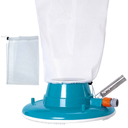 U.S. Pool Supply Professional Swimming Pool Leaf Terminator Vacuum - 15" Pool Cleaner Body, 8 Pressure Jets, 4 Rotating Wheels, 3 Perimeter Brushes, 2 Debris Bags - Below or Above-Ground Sucker Eater