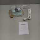 Travel Iron Mini with Steam for Clothes with Dual Voltage, Portable Mini Ironing Machine with Non-Stick Soleplate, Small Iron for Sewing, Quilting and Handcraft (Celadon)