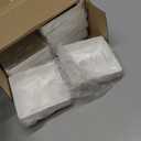 Taiyin 24 Pcs Pyramid White PVC Vinyl Post Top Caps, Fence and Deck Post Caps for Vinyl Fence Posts (5 x 5 Inch)