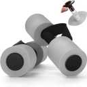 Soulchen Pool Exercise Equipment Water Dumbbells Pool Resistance Aerobic Weights EVA Foam Dumbbell with Handle Strip for Aqua Therapy Water Aerobics Weight Loss Fitness