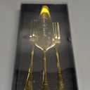 Lillian Rose Wedding Gold Cake Server Set (AZ290001)