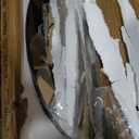 CONGUILIAO Circle Mirror Black 28 Inch Round Wall Mounted Mirror, Large Bathroom Mirror, Wall Mounted Over Sink Vanity Mirror for Living Room Washrooms Entryways Decor, 2 Pieces