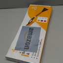 EcoNour 27" Aluminum Ice Scrapers for Car Windshield | Car Snow Scraper Window and Snow Brush with Ergonomic Foam Grip Winter Accessories (Orange)