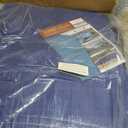 Large Waterproof Tarp - Heavy Duty 5 Mil Thick Poly Tarpaulin Ideal for Canopy Tents, Boats, RV or Pool Covers - Multipurpose Protective Tarps with Grommets for Indoor and Outdoor Use | 30' x 70' (Blue-lightweight Protection)