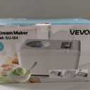 VEVOR Automatic Ice Cream Maker with Built-in Compressor, 2 Quart No Pre-freezing Gelato Maker, Electric Sorbet-Maker, 3 Modes Compressor Ice Cream Machine for Home Kitchen