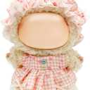 3 x Clothes for Labubu - 4PC Set with Shoes for 6.7 Inches Doll, Premium Outfit with Accessories, Stylish Clothes for Labubu (NO Doll)(Pink Plaid)