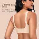 Bras for Women Wireless Seamless Mesh Push Up No Underwire Plus Size Soft Comfortable Sleep Everyday Brattlets with Extender (XL)