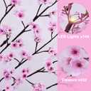 7FT Lighted Cherry Blossom Tree - Faux Artificial Light Up Pink Tree with 144 Lights, 432 Lush Flowers, Timer, Remote 8 Modes Cherry Blossom Tree for Spring Wedding Valentines Indoor Outdoor Decor