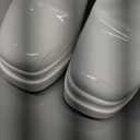 DREAM PAIRS Women's Platform Heeled Knee High Boots, Long Chunky Tall Gogo Boots for Fall (7.5, White-pat)