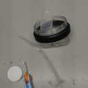 Tumbler Adapter Compatible with Stanley and Flavors Cartridges, Fits 40oz / 64oz Stanley Quencher H2.0 FlowState Tumblers, BPA Free Plastic, Food Grade Silicone, Leak Proof (DarkBlack)