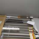 Cumbor 29.7-48" Baby Gate for Stairs, Mom's Choice Awards Winner-Dog Gate for Doorways, Auto Close Safety Pet Gate for Dogs Indoor, Easy Install Pressure Mounted Child Gate with Walk Thru Door, Brown