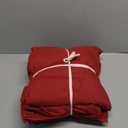 SONORO KATE Bed Sheet Set Super Soft Microfiber 1800 Thread Count Luxury Egyptian Sheets Fit 18-24 Inch Deep Pocket Mattress Wrinkle-6 Piece (Burgundy, Queen)