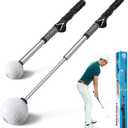 Pro-Level Retractable Golf Swing Trainer - Right-Handed Click Stick Golf Grip Trainer | Practice & Pre-Round Warm-Up Golf Training Aid