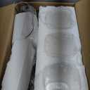 3-Lights Bathroom Vanity Light Fixtures, Modern Black Vanity Lights Over Mirror with Clear Glass Shade for Bathroom, Wall Mounted Lamp for Bedroom Hallway Living Room