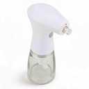 Electric Oil Sprayer, Oil Sprayer with LED Light Glass Continuous Spray Adjustable Electric Oil Dispenser Bottle for Cooking