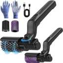 Electric Grill Brush Rechargeable, 3 Powerful Speed BBQ Grill Brush for Outdoor Grill, 180 Adjustable, Stainless Steel Rotary Brush Head, Automatic Grill Cleaning Brush for Camping Outdoor Grill