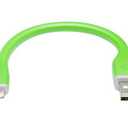 CELLCandy Ultra Flexible 6inch Charge and Sync USB-to-Micro USB Cable - GREEN