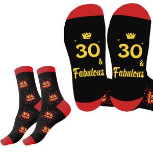 Liomxase 30th Birthday Gifts for Men - Dad Husband Boyfriend Brother Uncle Son Birthday Gifts for Him Men Socks,Stocking Stuffers,Cozy Warm Gift Ideas from Daughter Son Wife Girlfriends Sister Mom Dad