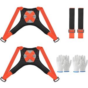 Moving Straps, Lifting Straps Moving for Furniture, 2-Person Lifting & Moving System, Move Furniture Easily and Safely - Perfect for Lifting and Moving Heavy Objects! (with Back Support)