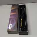 LANVIER 1.25 Inch Curling Iron, Extra Long Barrel 1 1/4 Inch Curling Iron for Long Hair up to 450F, Worldwide Dual Voltage Hair Curler for Traveling, Hair Waving Style Tool Black