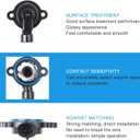 2 PCS Throttle Position Sensor Idle Air Control Valve, Auto Control Valve Sensor Kit, Compatible with Chevrolet, Buick, GMC (Silver & Black)