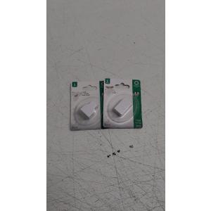 Power Gear White Duplex 4P4C in-Line Adapter And Power Gear in-Line Coupler, Ideal for Telephones, Answering Machines, Modems, Fax Machines, Caller ID Display, White, 2 Pack