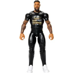 Mattel WWE Jey USO Play & Display Action Figure | Main Event Series #166, 6-inch Collectible Superstar with 14 Articulation Points & Life-Like Look