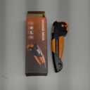 Orange Ninja 7-in-1 Garden Tool & Knife Sharpener  Sharpens Lawn Mower Blades, Axe, Hatchet, Machete, Pruner & Hedge Shears  Repairs & Hones Edges by Sharp Pebble