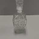 Chefcaptain Liquor Decanter Bottle With Stopper, Lead-Free Glass, Crystal Cut Design, 760ml (26 Oz), Dishwasher Safe, Clear