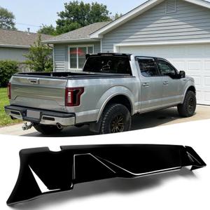 STSEV01 Cab Spoiler Roof Wing for Ford F150 F-150 2015-2020 Accessories
(for XL, XLT, Raptor, Limited, Lariat, Platinum, All Beds and Cabs), Nice Clean Look Mods, Aggressive Look, Rear Window Lip