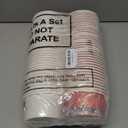 Hotop 72 Pack 16 oz Christmas Snack Cups Disposable Ice Cream Yogurt Paper Bowls Dessert Santa Candy Snowman Sundae Christmas Paper Bowls for Party Supplies (Cute Style)