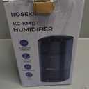 Humidifiers for Bedroom, 2.0L Cool Mist Humidifier for Home Plant and Baby Nursery, Quiet Ultrasonic Humidifier with 360 Nozzle, Auto Shut-Off, Filterless, Black