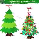 2 x TOBEHIGHER Felt Christmas Tree - 3.4 FT Toddler Christmas Tree for Kids with 35 Ornaments, DIY Xmas Gifts for Kids, Wall Hanging Christmas Decorations, Wall Tree