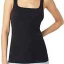 Amazon Essentials Women's Slim-Fit Tank Top Medium  Black