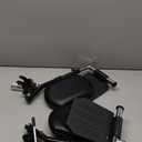 Wheelchair Elevating LegrestsWheelchair Legrest AssemblyPadded Calf PadsUniversal Wheelchair Replacement PartsBlack1 Pair(Black+Leg pad)