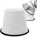 No Slip Base Elevated Bowls for Dogs Wearing Cone - Raised Bowls for Large Dogs - 2 Pair