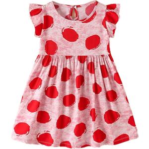 Girls Red Dress for Halloween Christmas 2-12Y