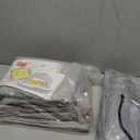 QPAU Inflatable Toddler Travel Bed with Tent, Baby Crib Tent, Portable Kids Air Mattress with Safety Bumpers, Ideal for Home, Grandma's, Camping, Traveling -Includes Fast Electric Pump (Grey)