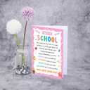 Back to School Supplies for Girls Dorm Room Essentials First Day of School Cards for Son Daughter Students School Stuff for Kids Boys Kindergarten Preschool College 1st 2th 3th 4th 5th Grade