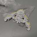 Pangda Corner Wall Molding French Style Wainscoting Panels Flora Moulding Corner Panel Wall Molding Kit for Cabinet Picture Frames Decor, Not Include Glue(8 Pcs,Rose Style)