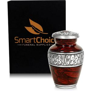 SmartChoice Urn for Human Ashes Adult Memorial urn Funeral Cremation Urn (Keepsake Cremation Urn)