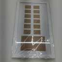 Baby Hand and Footprint Kit - Clay Handprint Keepsake Frame, Newborn Nursery Picture Frame, Personalized New Mom Gifts for Baby Shower & Registry (Alpine White) (Duo Frame, 13" x 7.9")