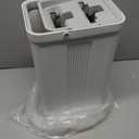 JOYMOOP Mop and with Wringer Set, Hands Free Flat Floor Mop with 5 Washable Microfiber Pads, Wet and Dry Use, Floor Cleaning System