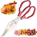 2 x Kitchen Shears & kitchen scissors All Purpose | kitchen gadgets-Heavy Duty Stainless Steel Meat Poultry Food Scissors, Dishwasher Safe for Home and Kitchen Essentials, Utensils, Gadgets, Accessories