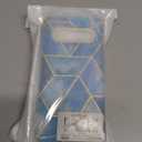 GOLINK Designed for Samsung Galaxy Series [Military Grade Shockproof] Marble Full Body Protective Phone Case (Blue, Galaxy S10), Set of 2