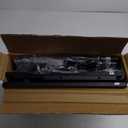 Furnulem Night Stand with Charging Station, 28.3 Inch Tall Side Table with Fabric Drawers and Storage Shelf, Bedside Table with USB Ports & Outlets, Nightstand for Bedroom, 3 Ways to Use, Black Oak